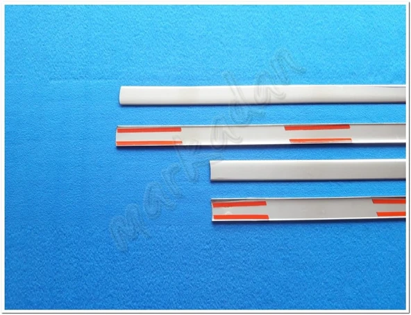 VW Passat 3B Krom Yan Kapı Çıtası 1996-2005 4 Parça Paslanmaz Çelik - Resim 4