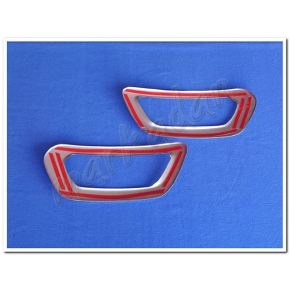 Ford Transit Krom Sis Farı Çerçevesi 2019 Sonrası 2 Parça Paslanmaz Çelik - Resim 2