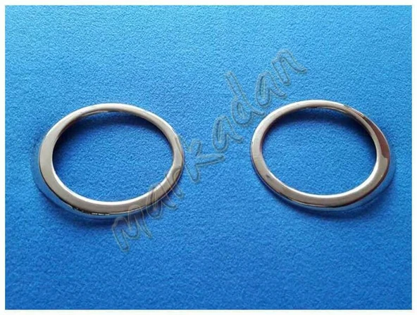 Fiat Doblo Krom Sis Farı Çerçevesi 2006-2012 2 Parça Paslanmaz Çelik ürün görseli