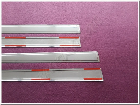 WOC Chrome Peugeot Partner Tepee Krom Yan Kapı Çıtası 2008-2018 4 Parça Paslanmaz Çelik - Resim 5