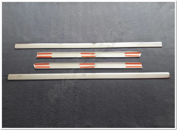 Markadan VW Passat 3B Krom Yan Kapı Çıtası 1996-2005 4 Parça Paslanmaz Çelik - Resim 2