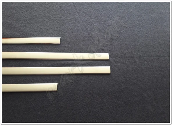 Markadan VW Bora Krom Yan Kapı Çıtası 1998-2004 4 Parça Paslanmaz Çelik - Resim 4