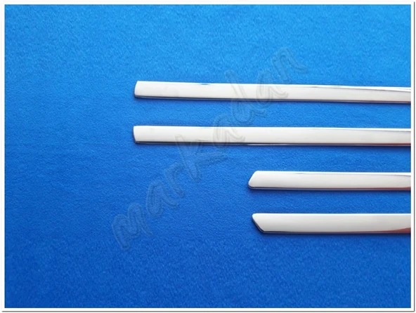 VW Bora Krom Yan Kapı Çıtası 1998-2004 4 Parça Paslanmaz Çelik - Resim 4