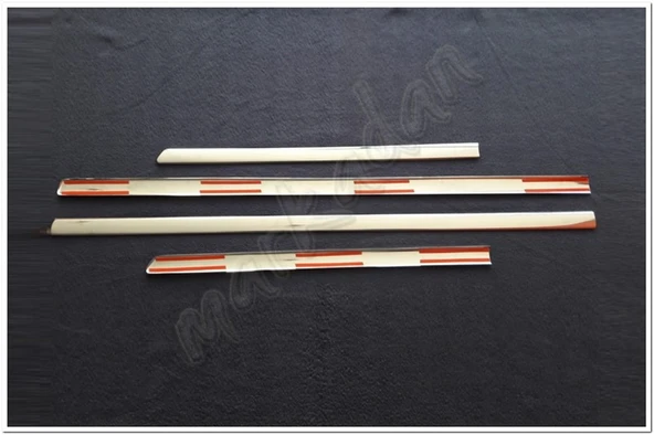 Markadan VW Bora Krom Yan Kapı Çıtası 1998-2004 4 Parça Paslanmaz Çelik - Resim 3