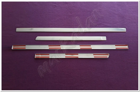 WOC Chrome Ford C-Max Krom Yan Kapı Çıtası 2003-2010 4 Parça Paslanmaz Çelik - Resim 2