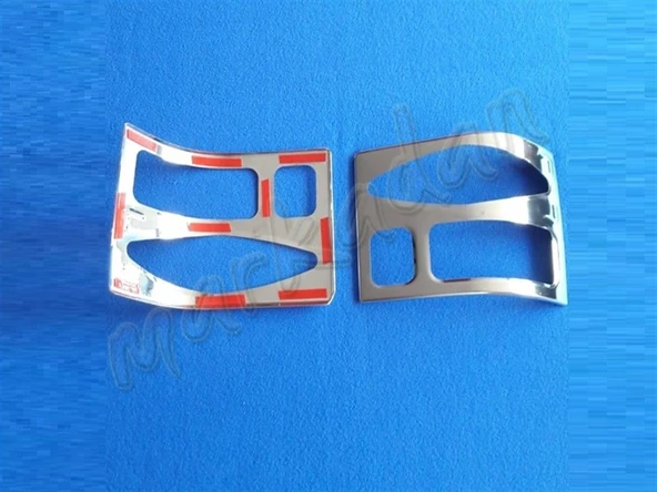 VW T4 Transporter Krom Stop Çerçevesi 1995-2003 2 Parça Paslanmaz Çelik - Resim 2