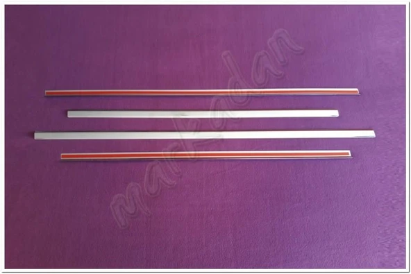 WOC Chrome Opel Astra J Sedan Krom Cam Çıtası 2010-2020 4 Parça Paslanmaz Çelik - Resim 2