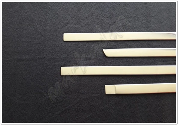 Markadan Ford Focus Krom Yan Kapı Çıtası 2005-2008 4 Parça Paslanmaz Çelik - Resim 3