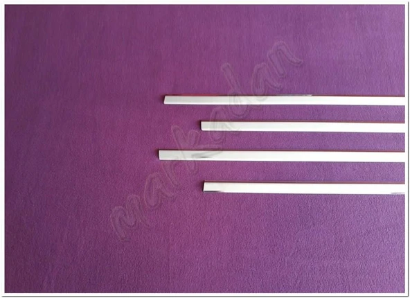 WOC Chrome Mazda 3 Sedan Krom Cam Çıtası 2003-2009 4 Parça Paslanmaz Çelik - Resim 3