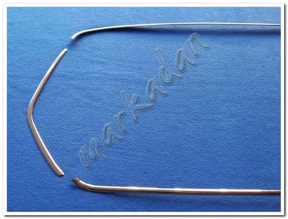 Ford Transit Krom Ön Panjur Çerçevesi 2019 Sonrası 4 Parça Paslanmaz Çelik - Resim 3