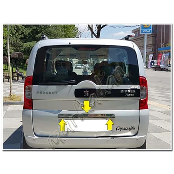 DB Chrome Peugeot Bipper Krom Bagaj Çıtası 2008-2016 Tek Kapı P.Çelik ürün görseli