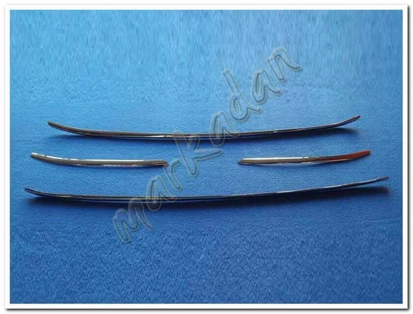 Ford Transit Krom Ön Panjur 2019 Sonrası 4 Parça Paslanmaz Çelik - Resim 4