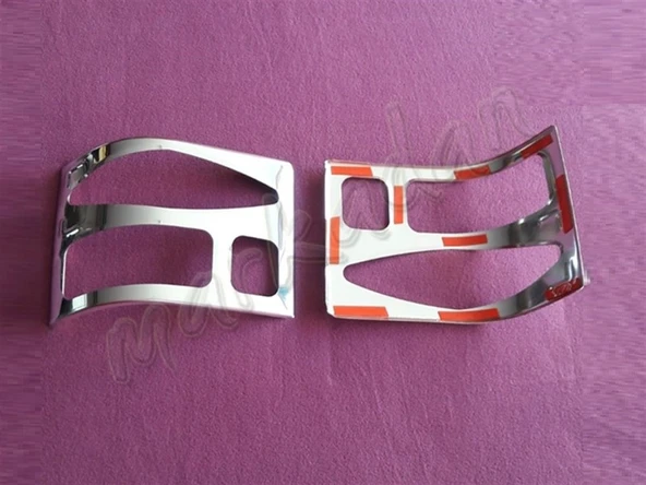 WOC Chrome VW T4 Multivan Krom Stop Çerçevesi 1995-2003 2 Parça Paslanmaz Çelik - Resim 2