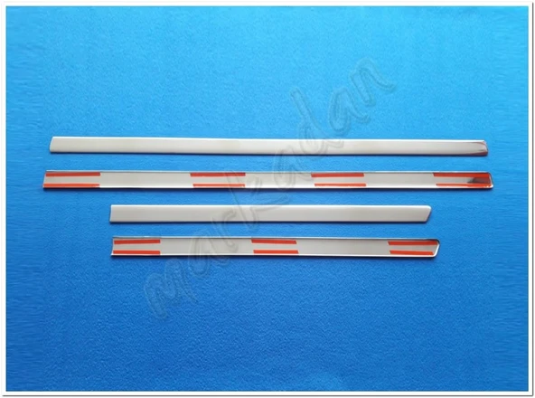 VW Passat 3B Krom Yan Kapı Çıtası 1996-2005 4 Parça Paslanmaz Çelik - Resim 2