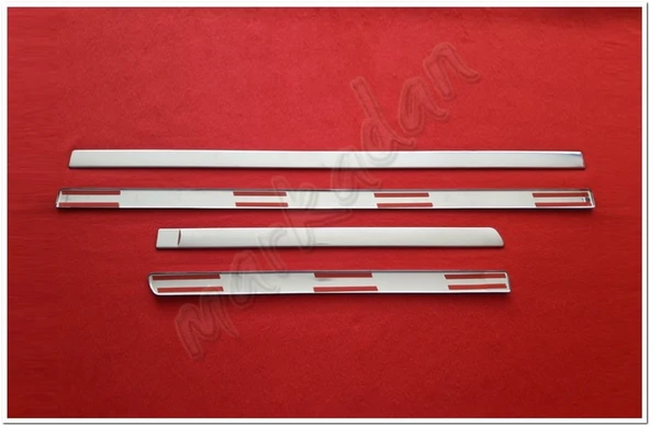 DB Chrome Ford C-Max Krom Yan Kapı Çıtası 2003-2010 4 Parça P.Çelik - Resim 2