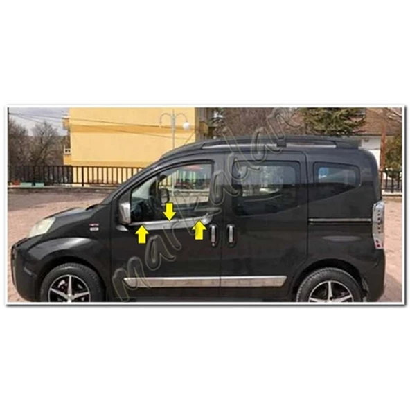 DB Chrome Fiat Fiorino Cam Çıtası Nikelajı 2008 Sonrası 2 Parça P.Çelik ürün görseli