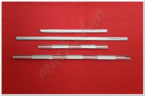 DB Chrome VW Golf 4 Krom Yan Kapı Çıtası 1998-2004 4 Parça P.Çelik - Resim 3