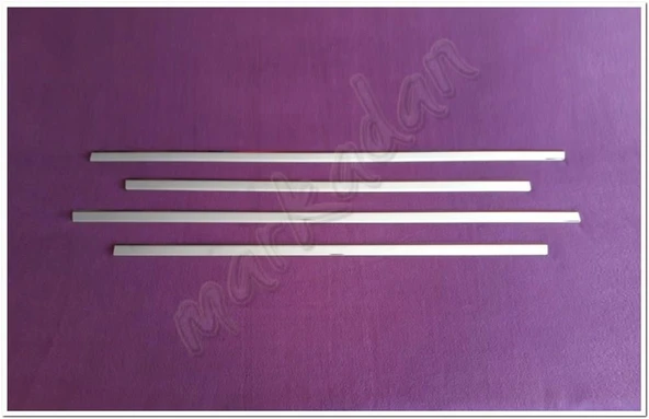 WOC Chrome Mazda 3 Sedan Krom Cam Çıtası 2003-2009 4 Parça Paslanmaz Çelik ürün görseli