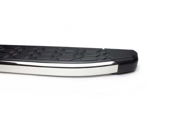 Omsa Line VW T5 Transporter 2003-2014 Kısa Şasi Blackline Krom Alınlı Yan Basamak - Resim 3