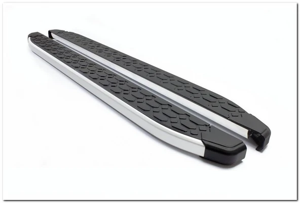 Omsa Line Citroen Nemo 2008 Sonrası Blackline Mat Alüminyum Alınlı Yan Basamak ürün görseli