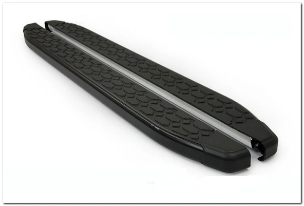 Omsa Line Ford Connect 2002-2014 Kısa Şasi Blackline Mat Siyah Alüminyum Alınlı Yan Basamak ürün görseli