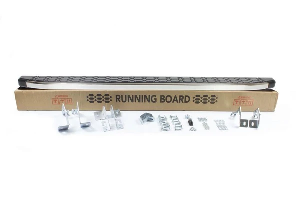 Omsa Line VW T4 Transporter 1995-2003 Kısa Şasi Blackline Krom Alınlı Yan Basamak - Resim 2