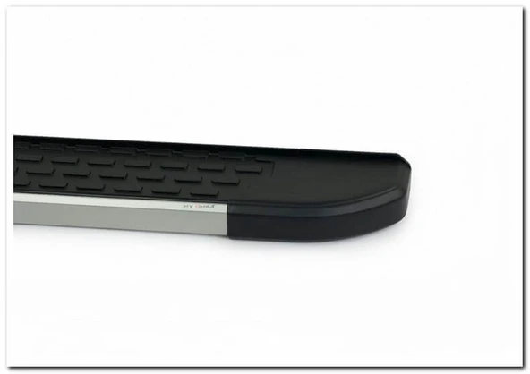 Omsa Line VW T5 Caravelle 2003-2014 Kısa Şasi Nevada Mat Alüminyum Alınlı Yan Basamak - Resim 2