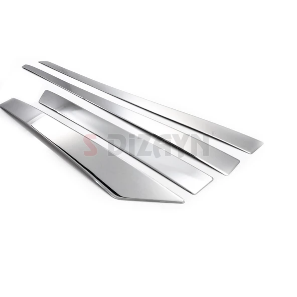 S-Dizayn Nissan Qashqai Krom Yan Kapı Çıtası 4 Prç 2014-2021 - Resim 3