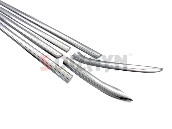 S-Dizayn Ford Fiesta Krom Cam Çıtası 8 Prç 2009-2017 - Resim 3