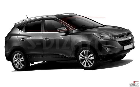 S-Dizayn Hyundai ix35 Krom Cam Çıtası 6 Prç 2010-2015 - Resim 3