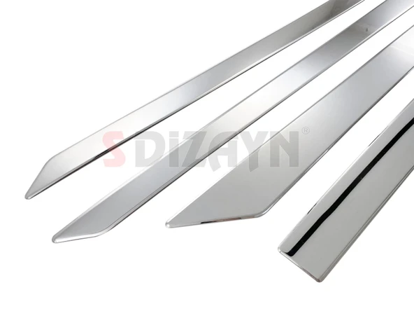 S-Dizayn Nissan Qashqai Krom Yan Kapı Çıtası 4 Prç 2014-2021 - Resim 4