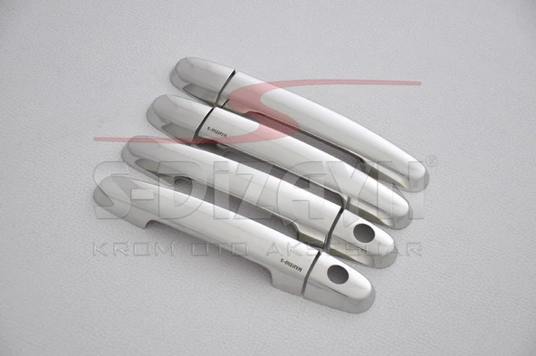 S-Dizayn Hyundai Accent Era Krom Kapı Kolu 4 Kapı 2005-2011 (Çift Delikli) - Resim 2