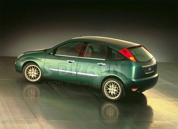 S-Dizayn Ford Focus 1 Krom Yan Kapı Çıtası 4 Prç 1998-2005 - Resim 2