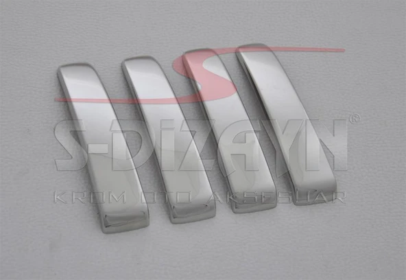 S-Dizayn Fiat Doblo Krom Kapı Kolu 4 Kapı 2010-2022 - Resim 2