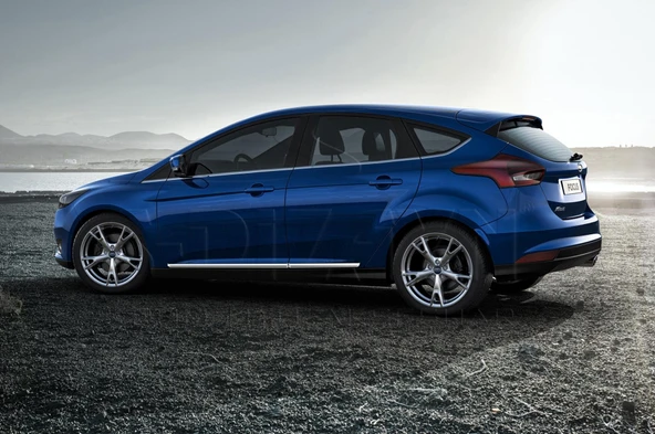 S-Dizayn Ford Focus 3 HB Kapı Koruma Çıtası Krom 2011-2018 ürün görseli