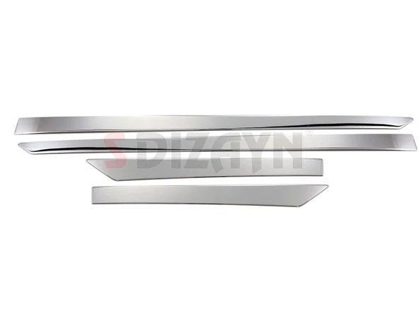 S-Dizayn Nissan Qashqai Krom Yan Kapı Çıtası 4 Prç 2014-2021 - Resim 2