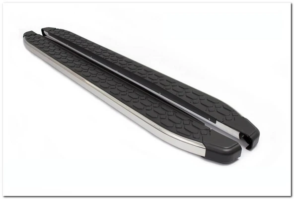 Omsa Line Fiat Doblo 2010-2021 Kısa Şasi Blackline Krom Alınlı Yan Basamak ürün görseli