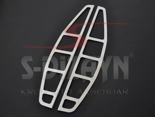 S-Dizayn Fiat Doblo Krom Stop Çerçevesi 2 Prç 2000-2006 ürün görseli