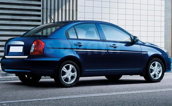 S-Dizayn Hyundai Accent Era Krom Bagaj Alt Çıta 2005-2011 ürün görseli