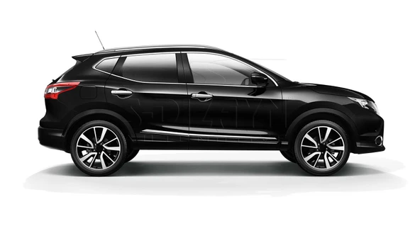 S-Dizayn Nissan Qashqai Krom Yan Kapı Çıtası 4 Prç 2014-2021 - Resim 6