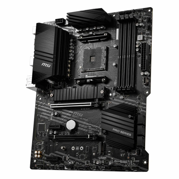 MSI B550-A Pro DDR4 (4400MHz)OC M.2 HDMI/DP/USB-C PCIe 4.0 AM4 ATX Anakart - Resim 3