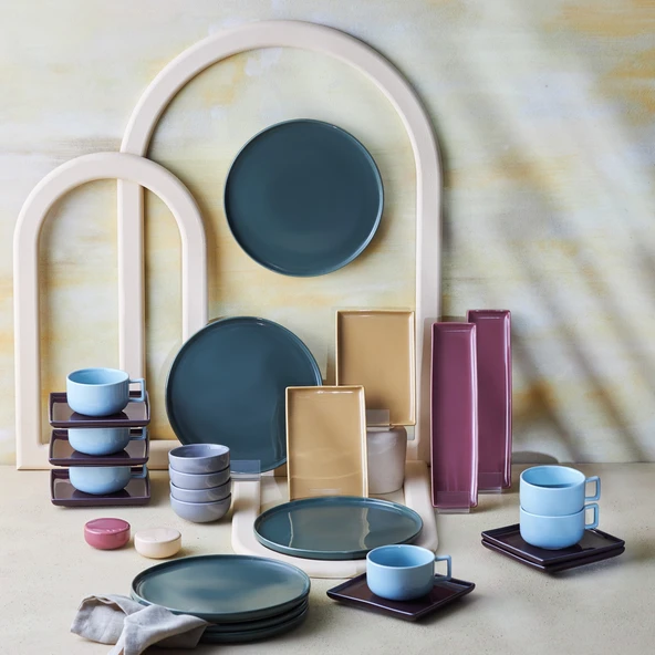 Karaca Forever Bone Monaco 28 Parça 6 Kişilik Kahvaltı Takımı ürün görseli 1