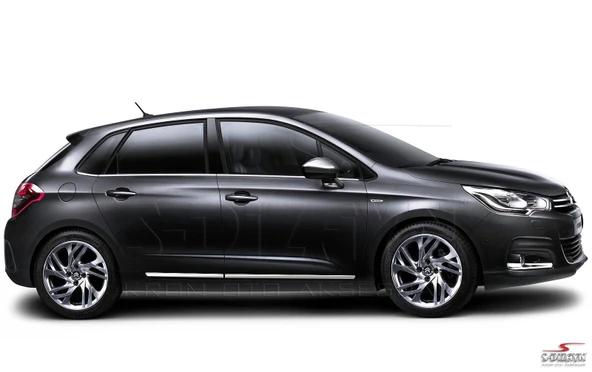 S-Dizayn Citroen C4 HB Kapı Koruma Çıtası Krom 2010-2020 ürün görseli