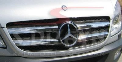 S-Dizayn Mercedes Sprinter W906 Krom Ön Panjur 4 Prç 2006-2012 - Resim 4