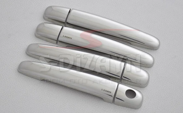 S-Dizayn Citroen Nemo Krom Kapı Kolu 4 Kapı 2008-2017 - Resim 2