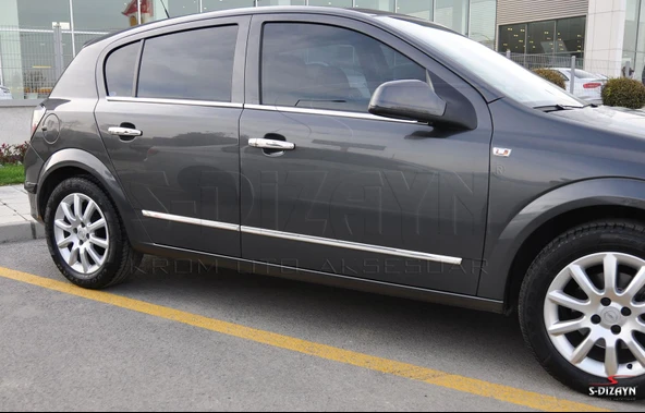S-Dizayn Opel Astra H HB Kapı Koruma Çıtası Krom 2004-2013 ürün görseli