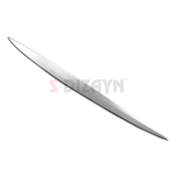 S-Dizayn Opel Corsa E Krom Bagaj Alt Çıtası 2015-2019 - Resim 3