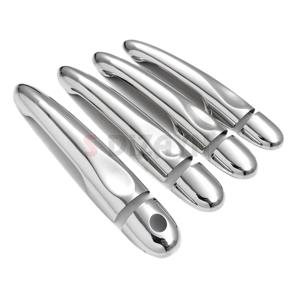 S-Dizayn Renault Scenic 3 Krom Kapı Kolu 4 Prç 2010-2013 - Resim 4