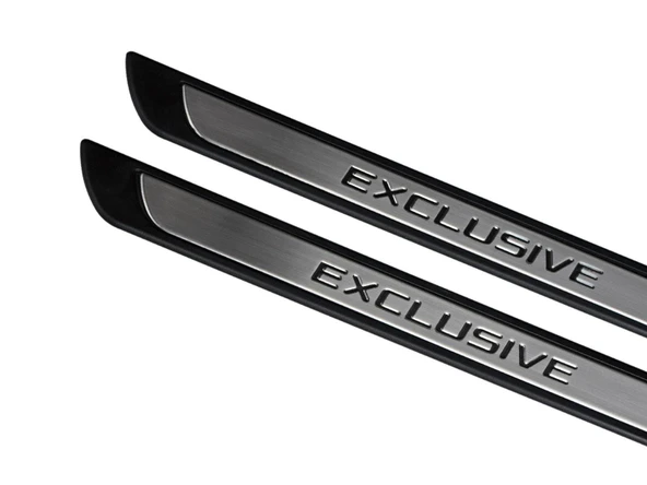 S-Dizayn Peugeot 207 CC Krom Kapı Eşik Koruması Exclusive Line 2007-2014 2 Parça - Resim 4