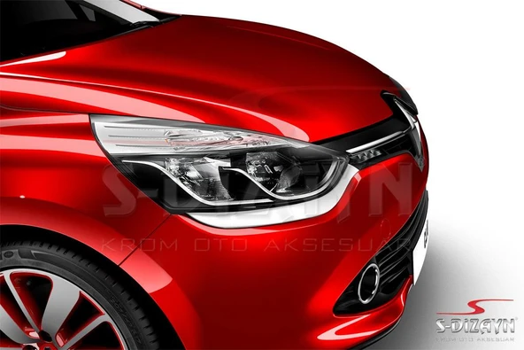 S-Dizayn Renault Clio 4 HB Krom Far Alt Çıtası 2012-2016 - Resim 7